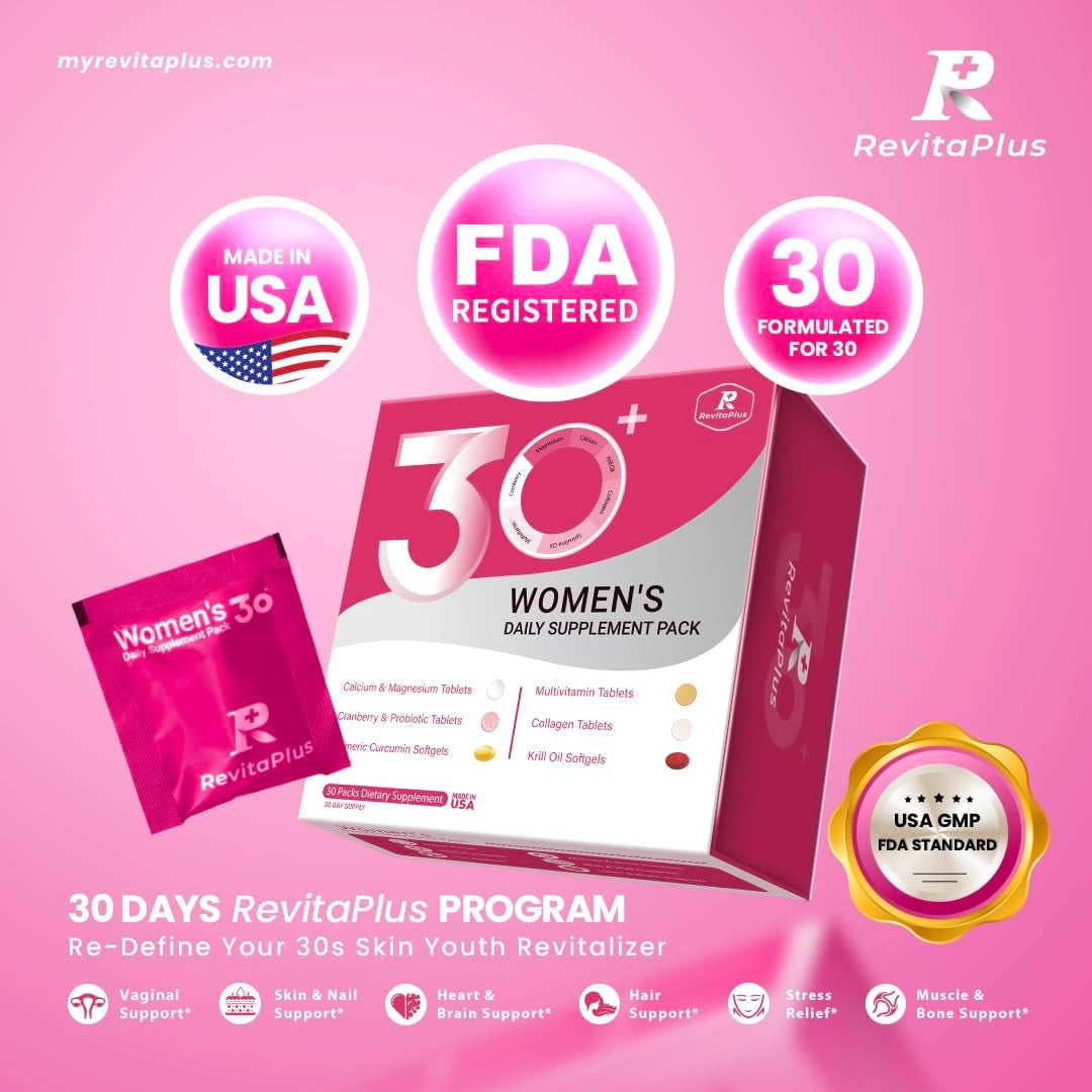 Women’s Multivitamin – 30 Packs for Energy & Wellness