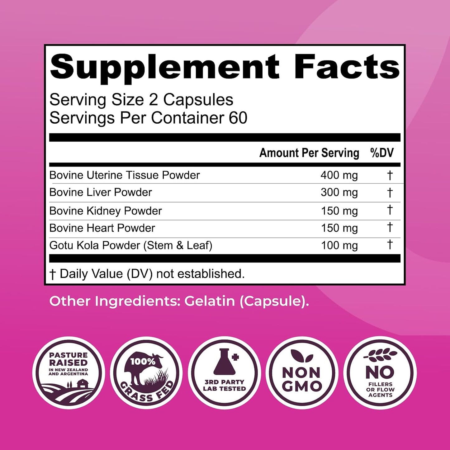Beef Organ Supplement for Women
